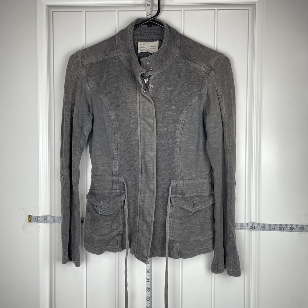 Anthropologie Gray Military Jacket - Picture 9 of 10